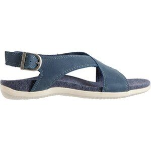 NEW Eastland Coastal Crisscross Sandals - Leather For Women in navy 7252s4